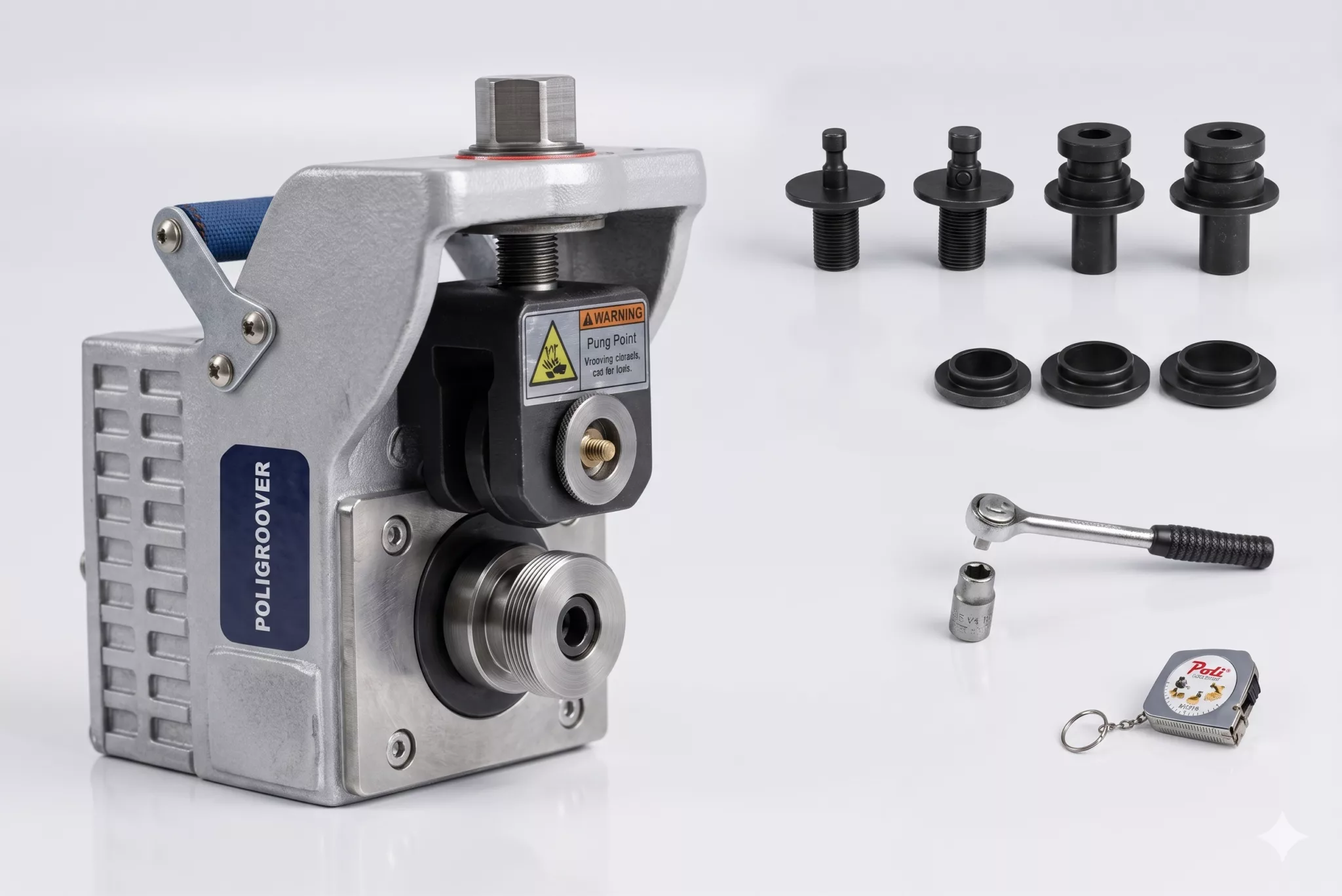 Ranhuradora manual Poligroover M1-8